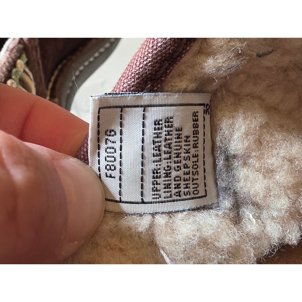 UGG Australia Nightengale Suede Sheepskin Clogs Mules Brown‎ 5177 Womens 9 - Picture 6 of 16